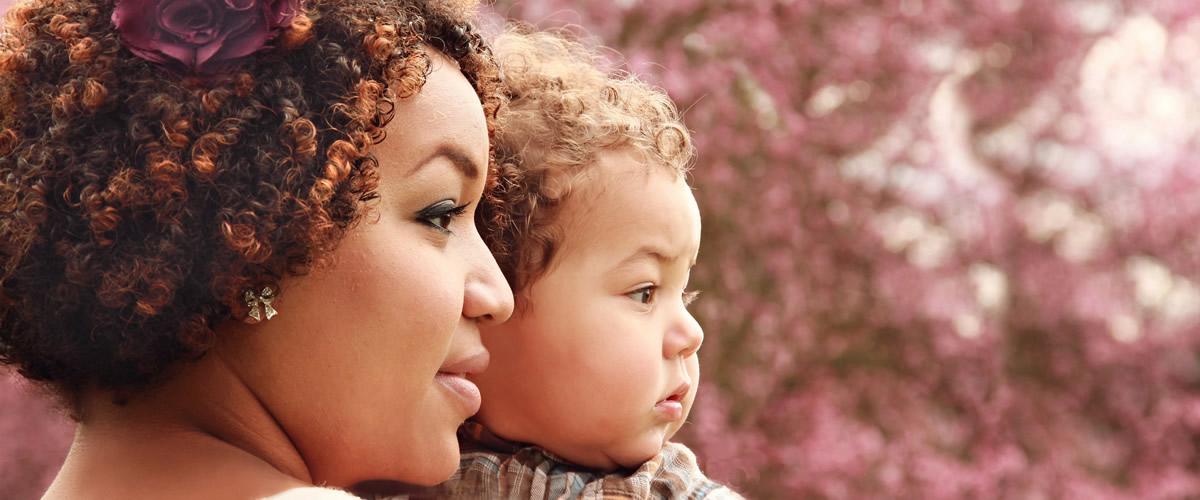 Mother-and-Son-Spring-Ministry-Stock-Photo